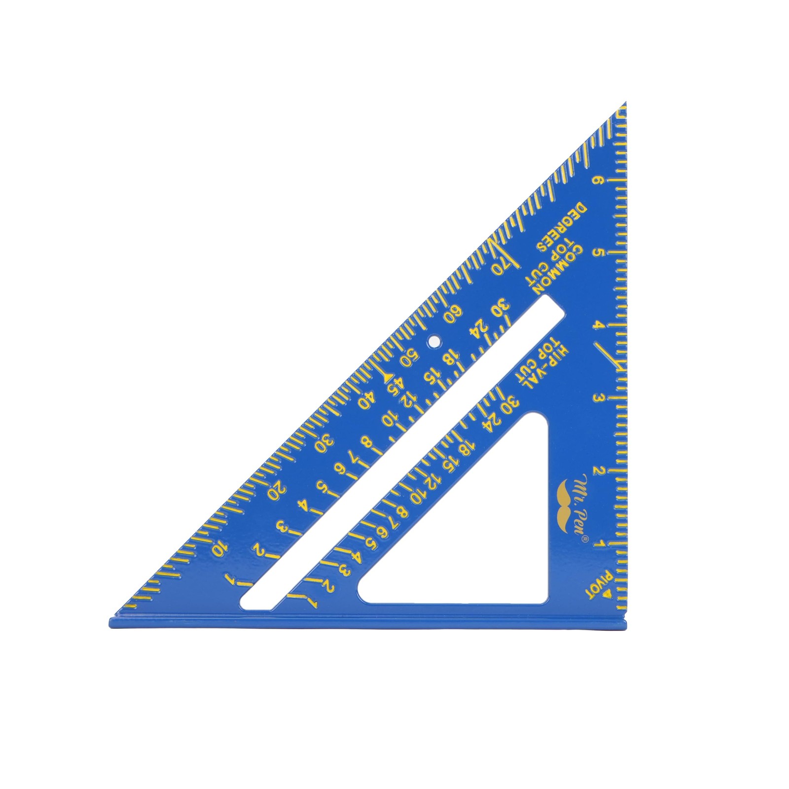 Mr. Pen- Rafter Square, 7 Inch, Blue, Aluminum Alloy, 7 Inch Blue