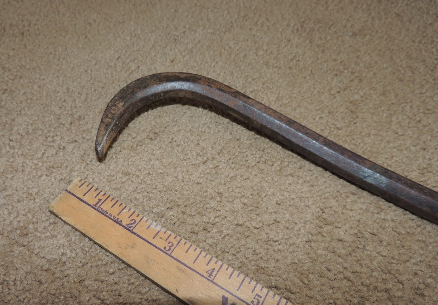 VINTAGE 26″ N.J. BELL TELEPHONE CO. MANHOLE COVER HOOK LIFTER PULLER