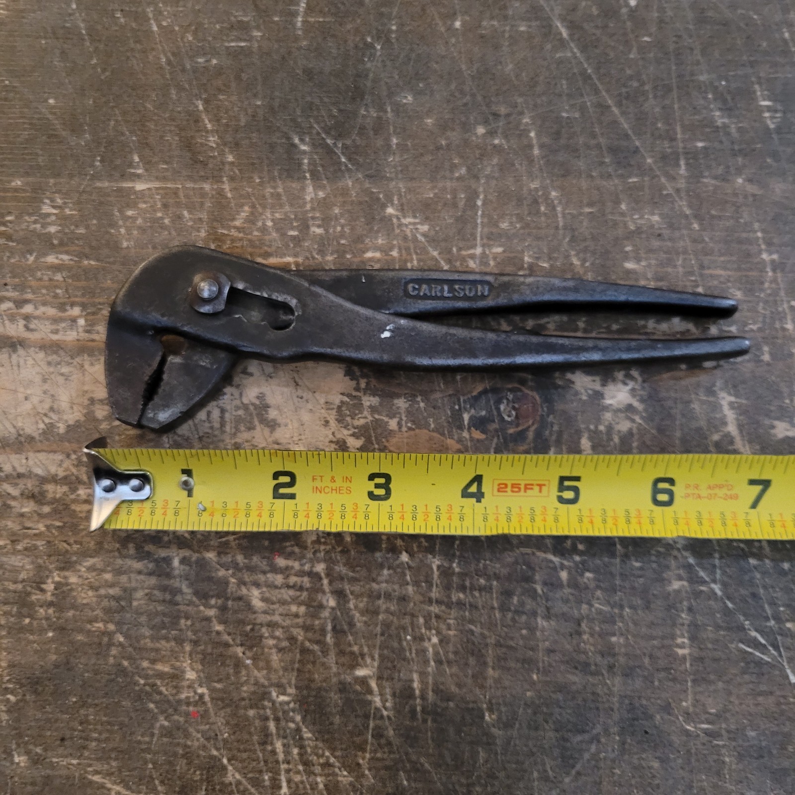 VINTAGE CARLSON SLIP JOINT PLIERS PARROT HEAD STYLE USA Tool