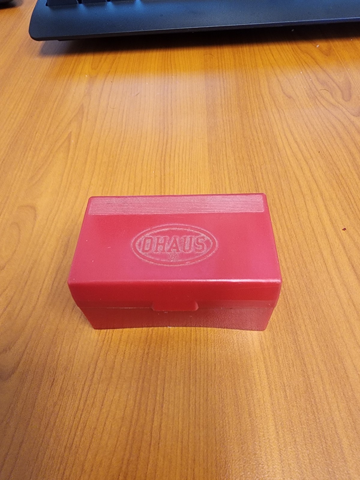 Ohaus Calibration Scale Balance Weight Set W/Case 50 Grams To 1 Gram. 18 Pieces
