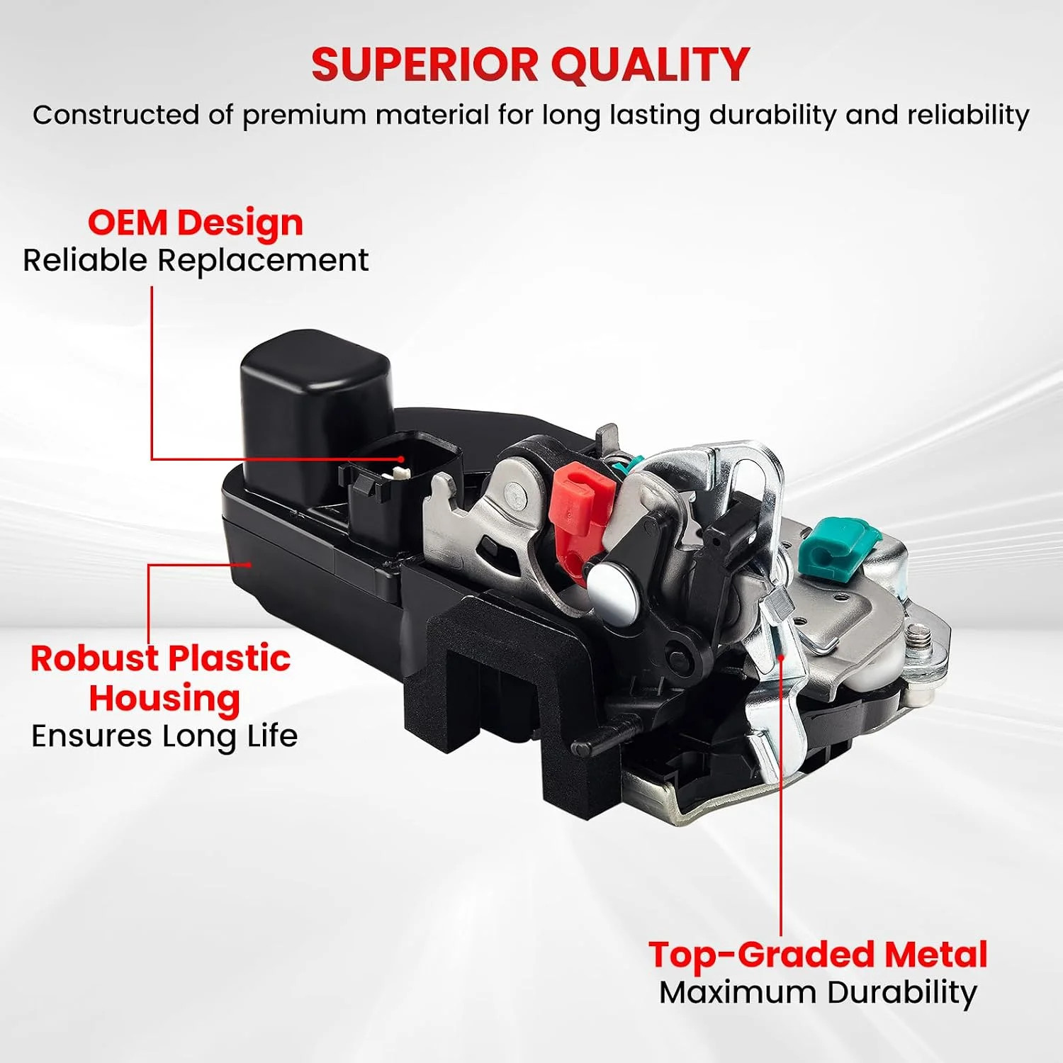 SYERAL Power Door Lock Latch Actuator 931-644 Rear Left Driver Side Door Latch C