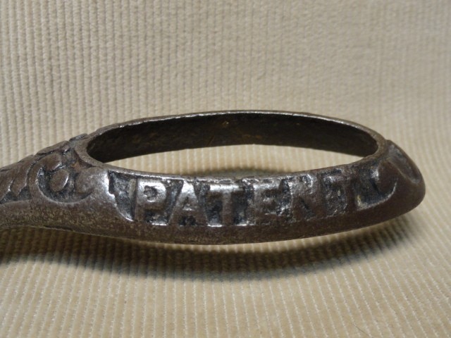 Early PRESTON’S PATENT Spokeshave Ornate Spoke Shave w/ Flat Bottom