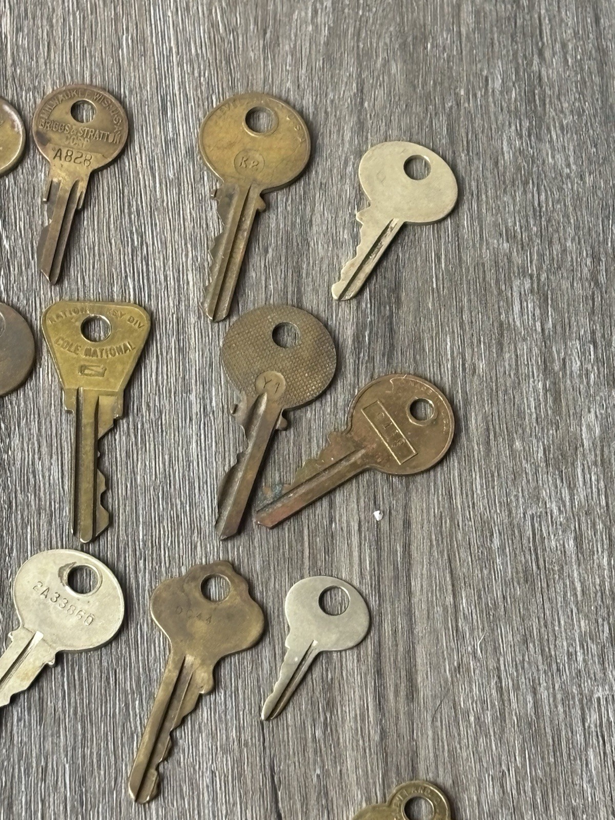 Lot Of 75 Vintage Keys Various Makes/ Types