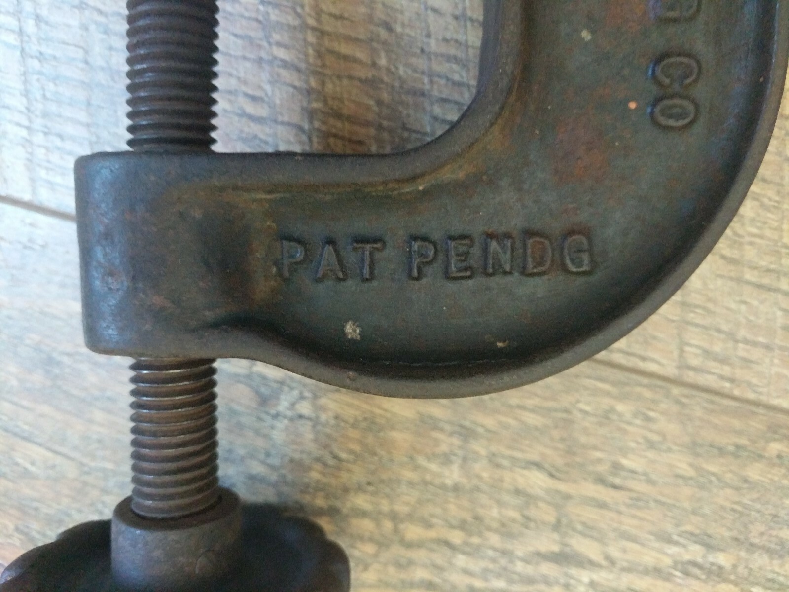Antique Diamond Specialty MFG Co St. Louis MO Speed Jack C-Clamp Heavy Duty RARE