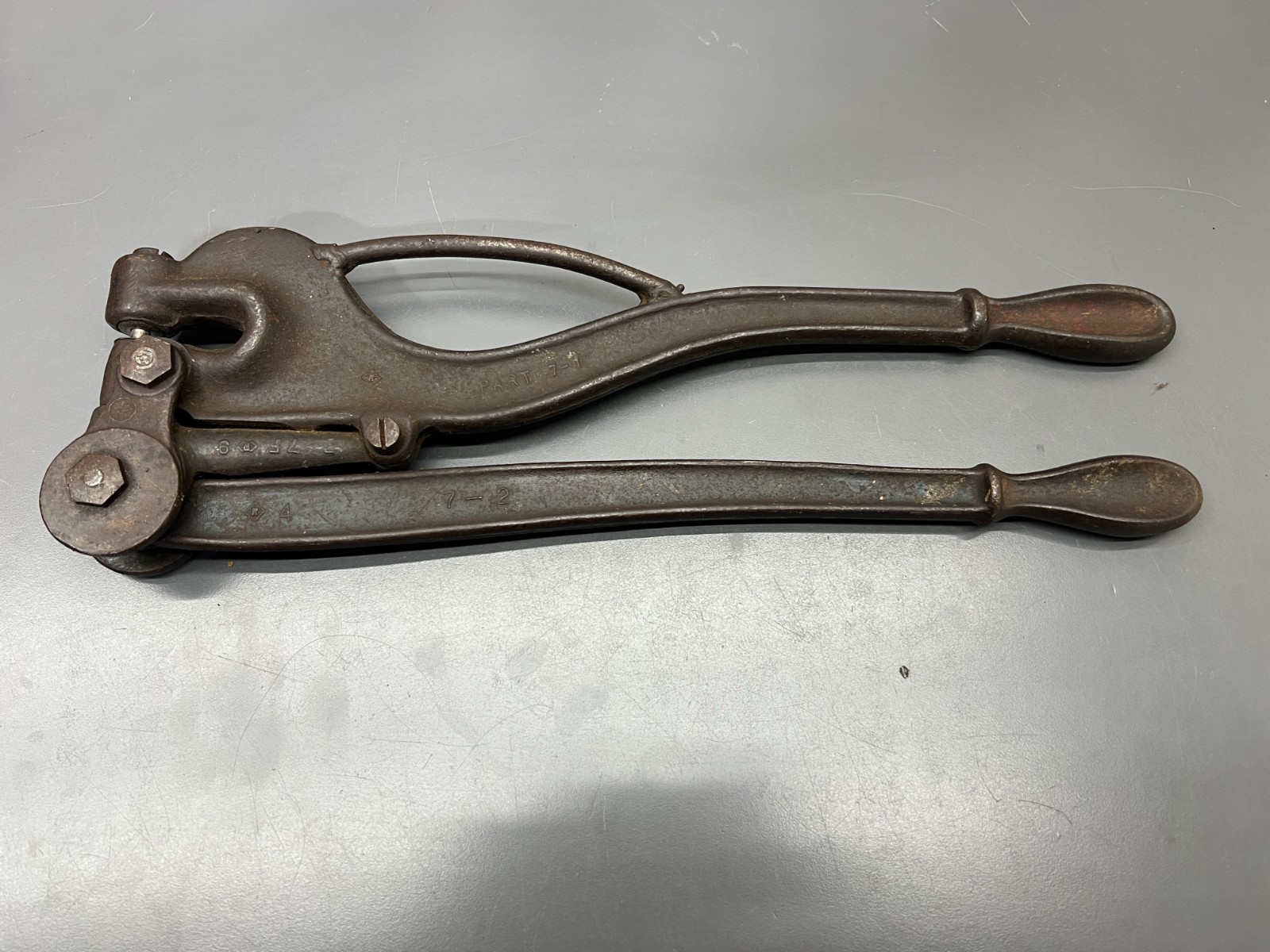 VINTAGE WHITNEY No. 7 HEAVY DUTY METAL PUNCH PAT. 1918 – MADE IN USA
