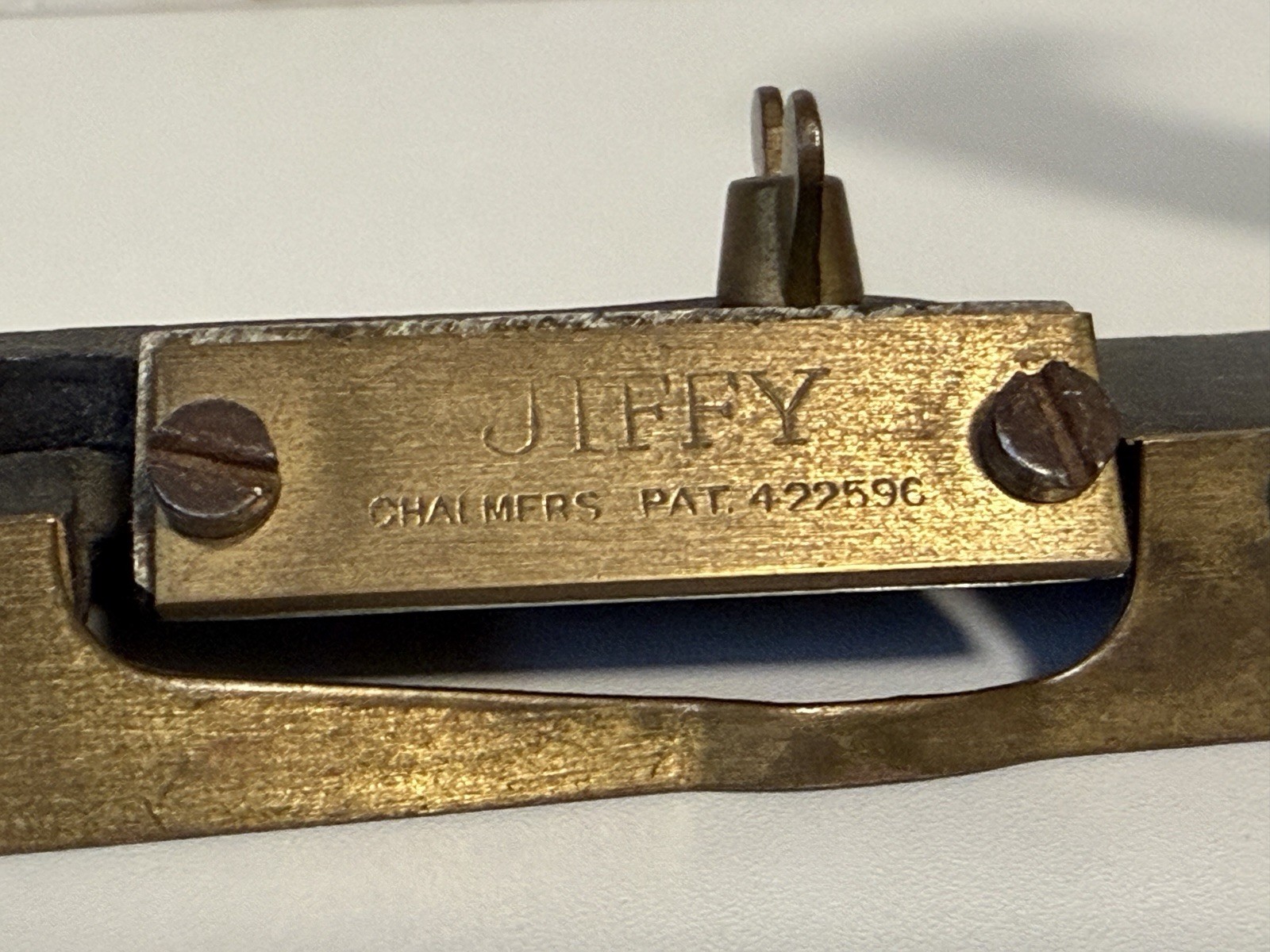 Vintage Jiffy Chalmers Fibre Board Plane Pat. 422590 – Made in England