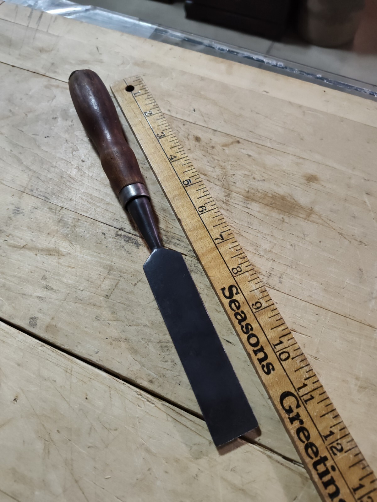 Vintage Steelcraft 1″ Beveled Edge Socket Chisel Made in USA