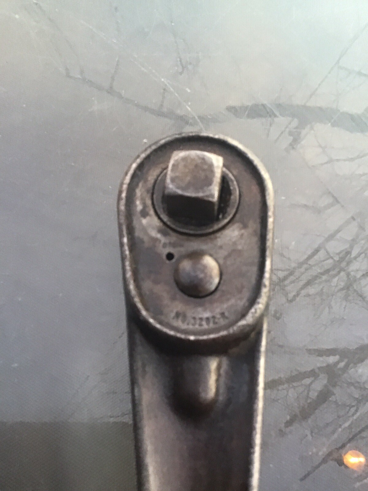 9.25″ Vintage INDESTRO DURO No. 3202-R Reversing Ratchet Wrench 1/2” Drive Nice