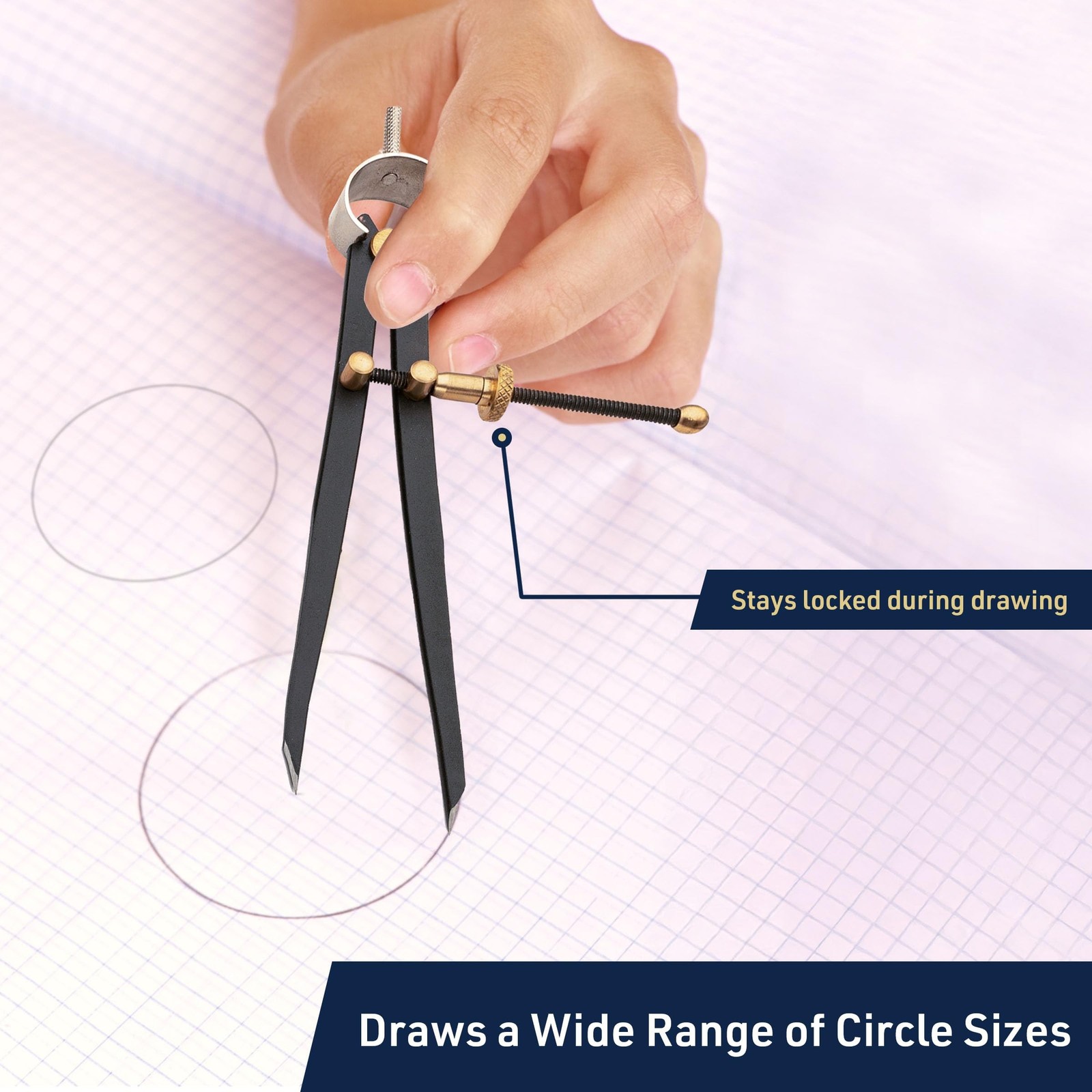 Kings County Tools 7-Piece Caliper and Compass Set | Industrial Workshop Grad…