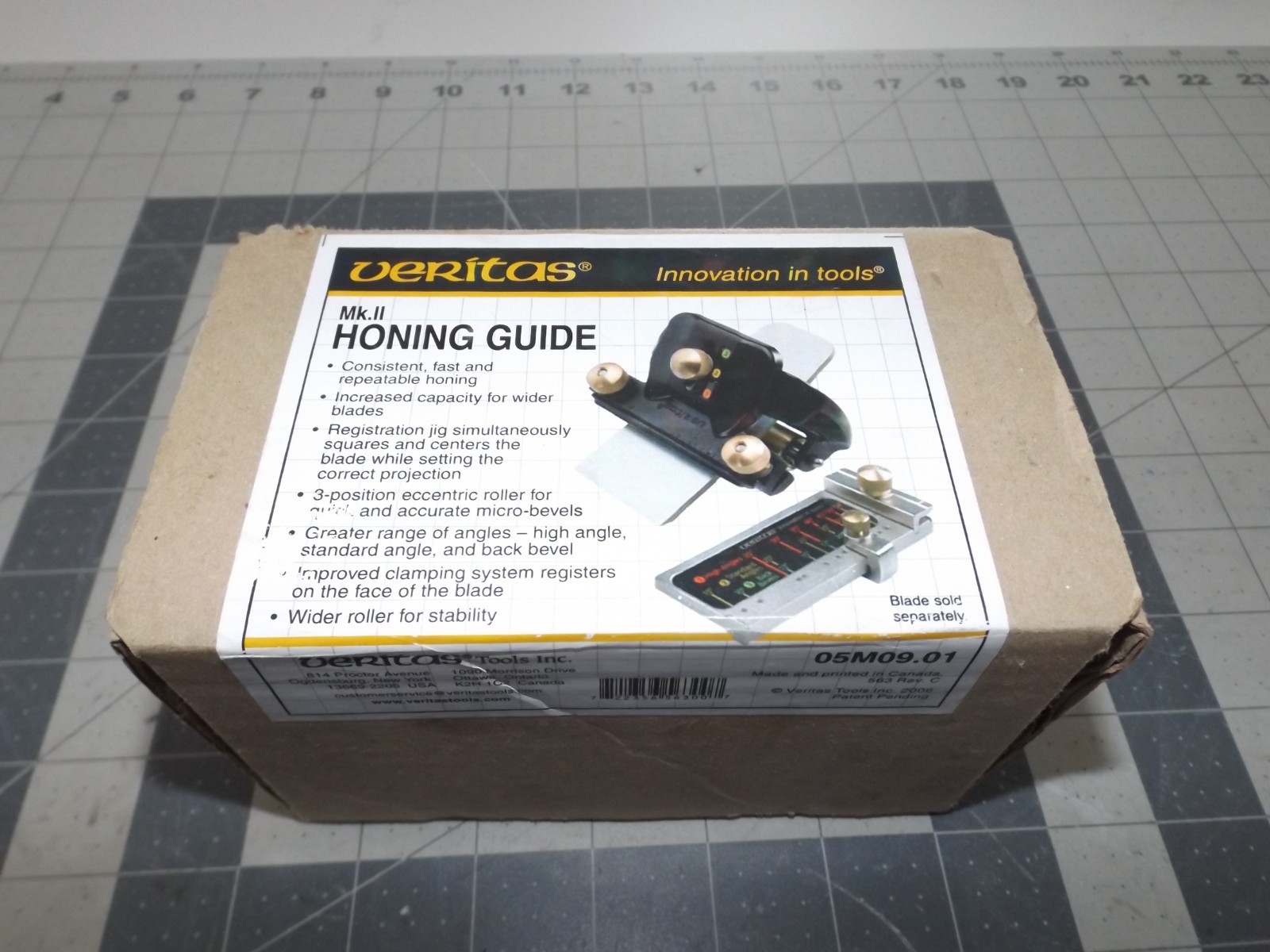 Veritas MK. II Honing Guide In box. 05M09.01. Veritas Tools Canada
