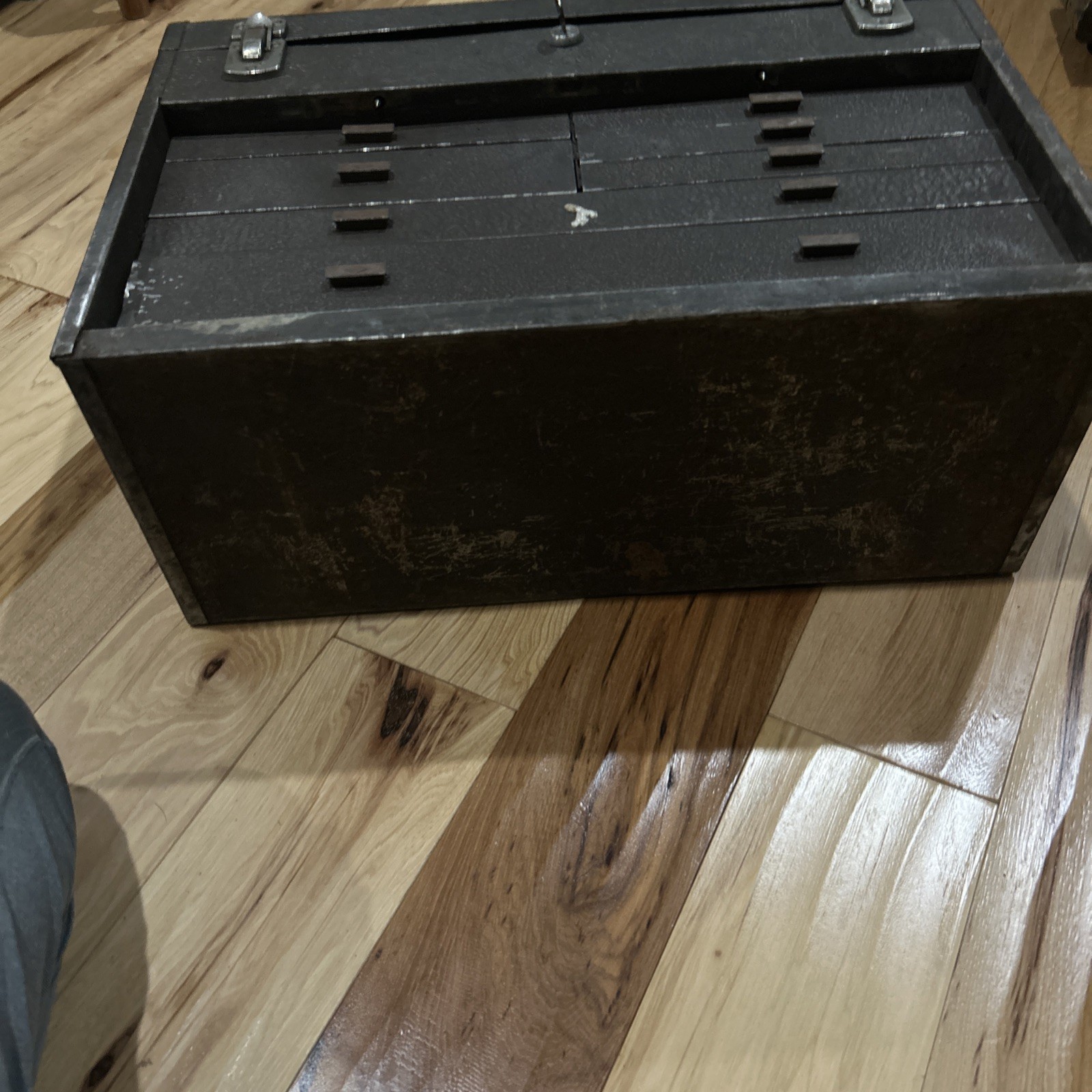 Vtg Kennedy 520 machinist tool box chest 7 drawer 20 1/4″ USA