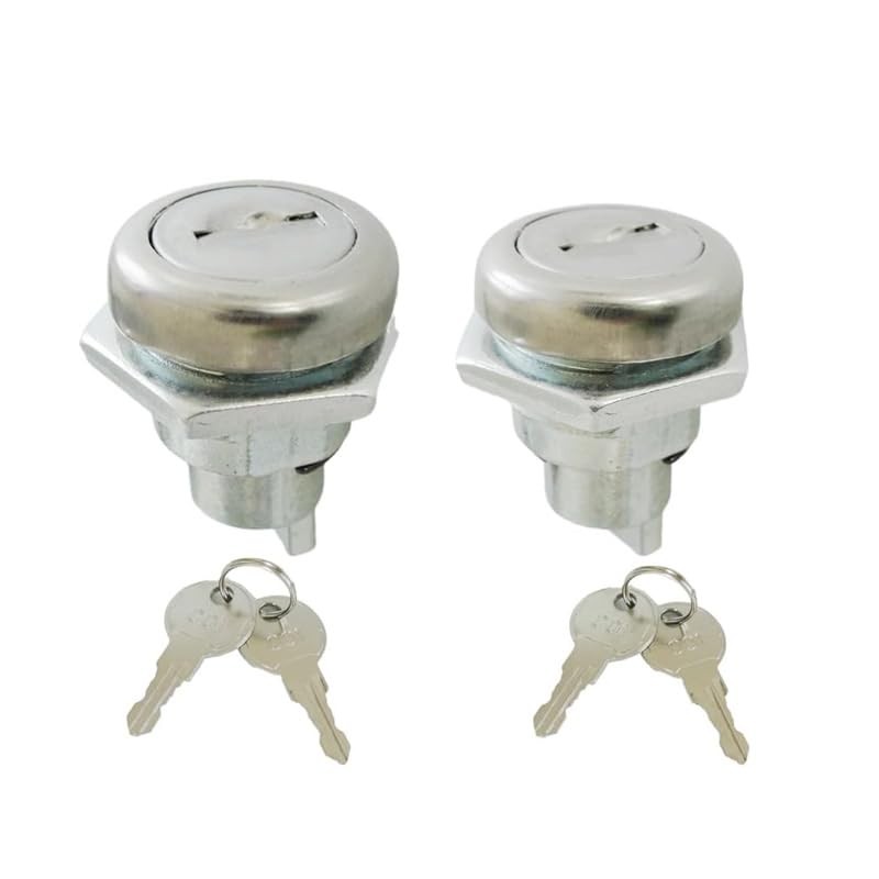 2 Pack Tool Box Locks with Keys – Replacement for Flush Mounted T Handle…