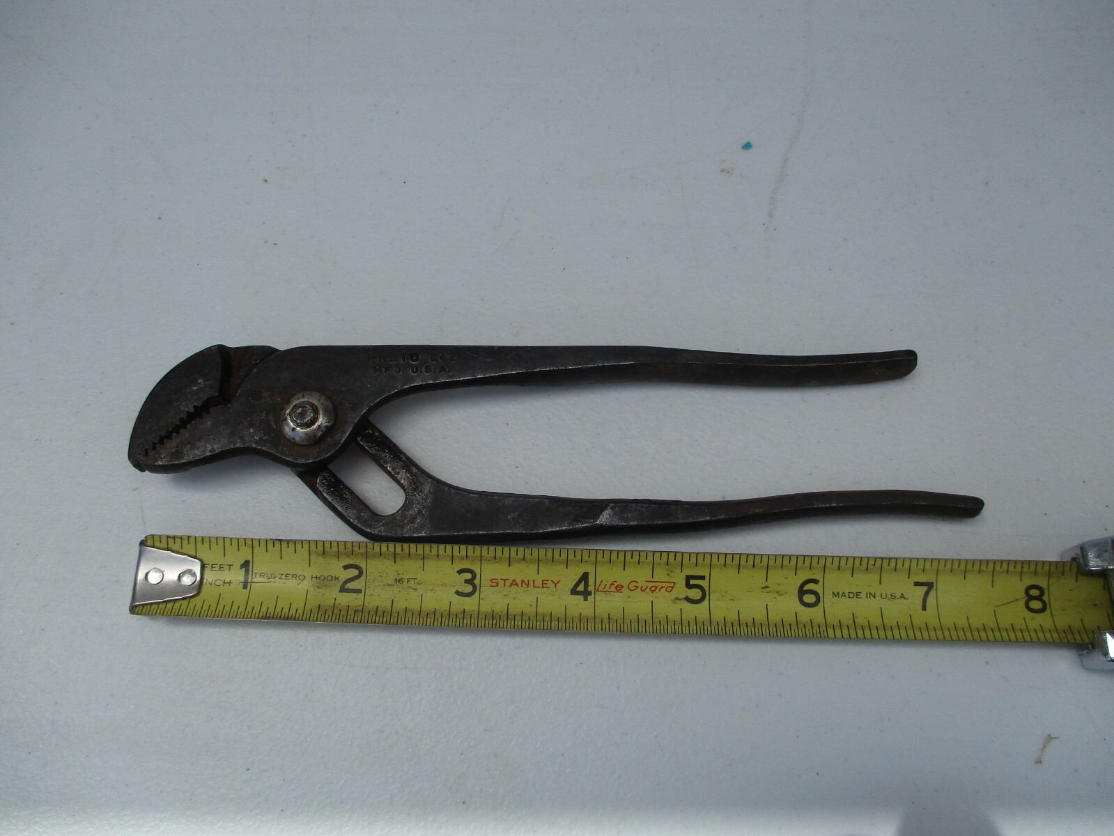 Pliers PROTO Tools #242, Tongue & Groove Small Water Pump Pliers Vintage Tool