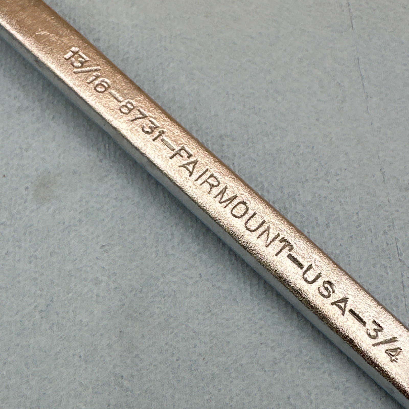 Vintage Fairmount Tools 3/4 x 13/16”12 Point Box End Wrench No 8731 Made in USA