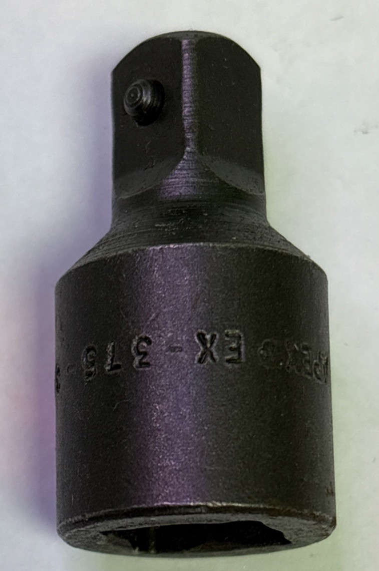 Apex EX-375 1/2”F.to 3/8”M Adapter Impact Pin Lock,NEW,USA