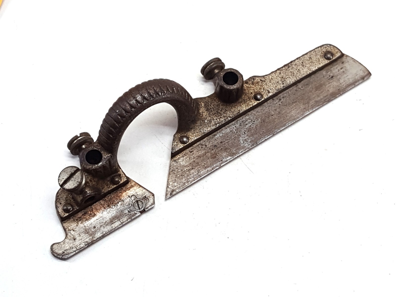 3244 Stanley No. 45, Type 4-6; Sliding Sec., 3 Lg. Slotted Nickel Screws, Spurs