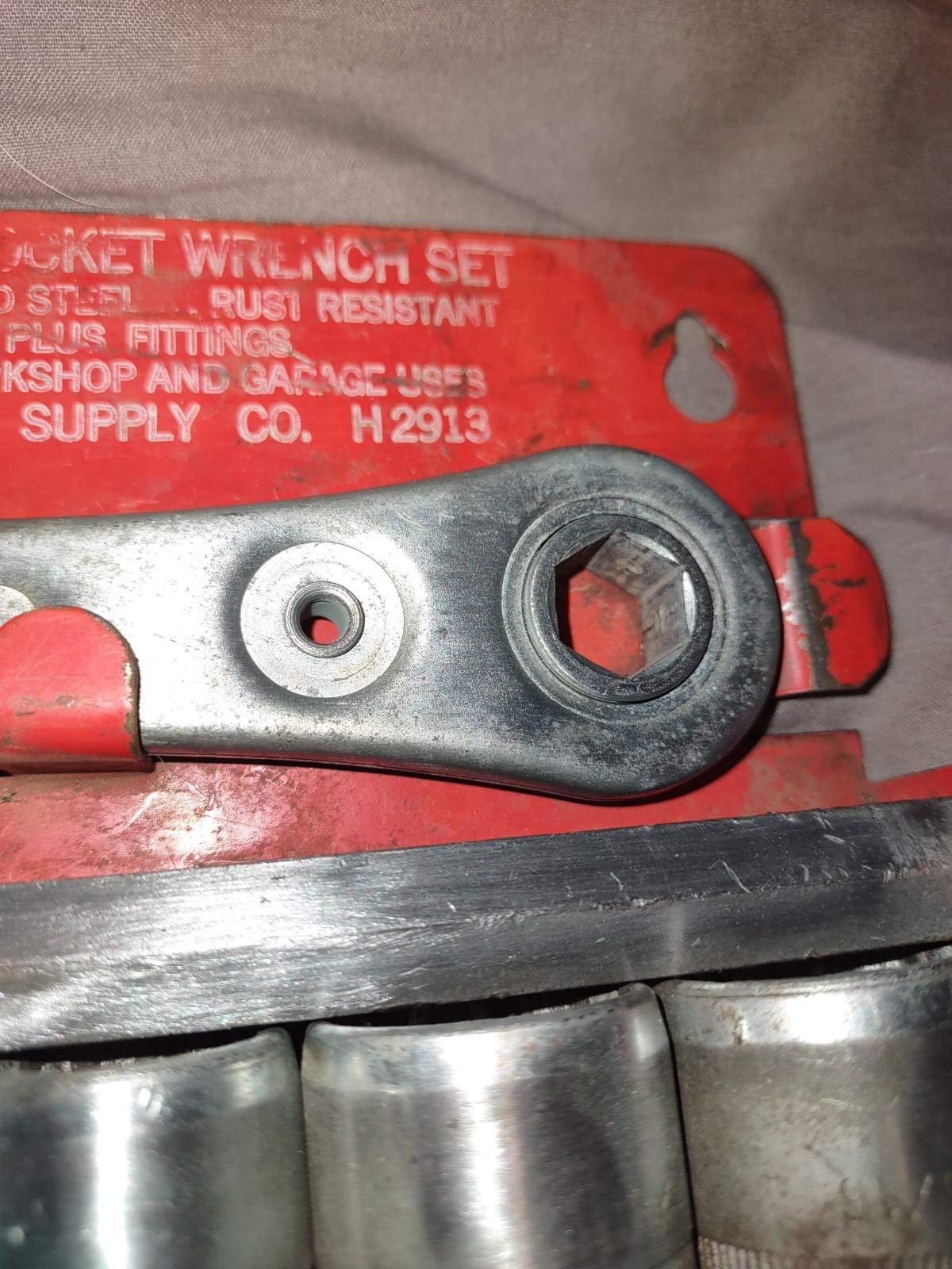 11-Piece 1/2″ Hex Drive Socket Wrench Set Western Auto Supply Co H2913
