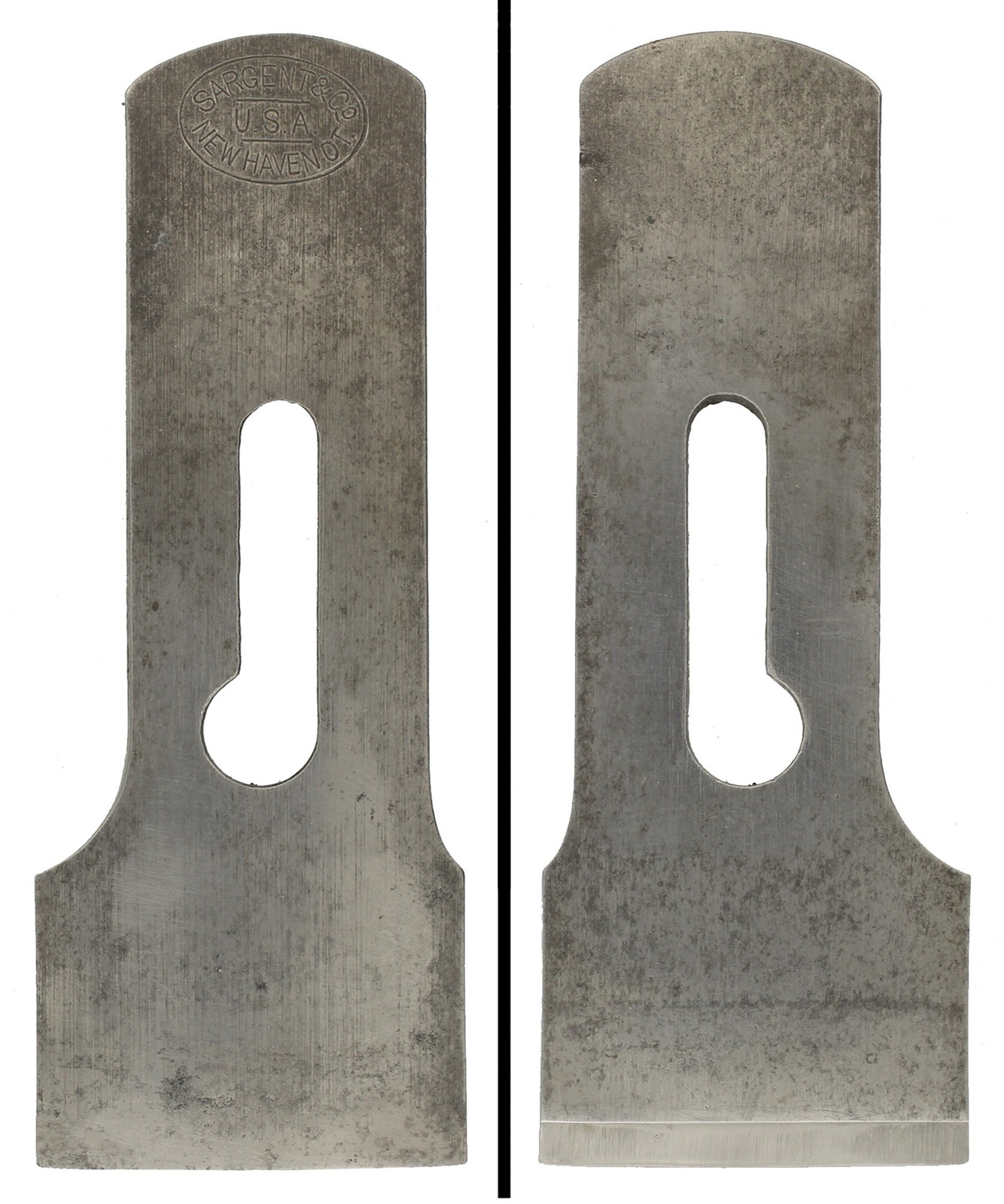 Orig. Cutting Iron for Sargent No. 79 Rabbet Plane- “Type 2” T.M. – mjdtoolparts