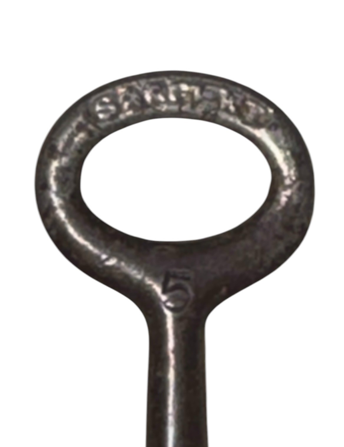 Two #5 Antique Sargent Skeleton Keys 2 5/8″ for Mortise Locks