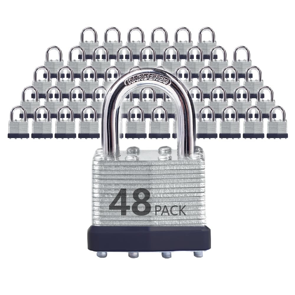 Keyed Alike Laminated Steel Padlocks with Normal Shackle for Sheds, Fences & …