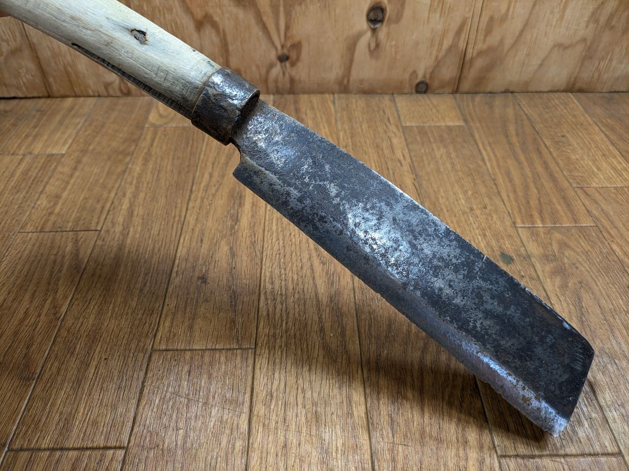 BROKEN DAMAGED Japanese Vintage Carpentry Tool NATA AXE Hatchet 200/390mm TW368