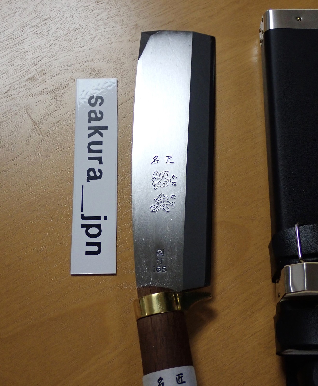 Kanenori Hatchet C-20 NATA Japanese Machete 165mm Wood chopping Chopper New