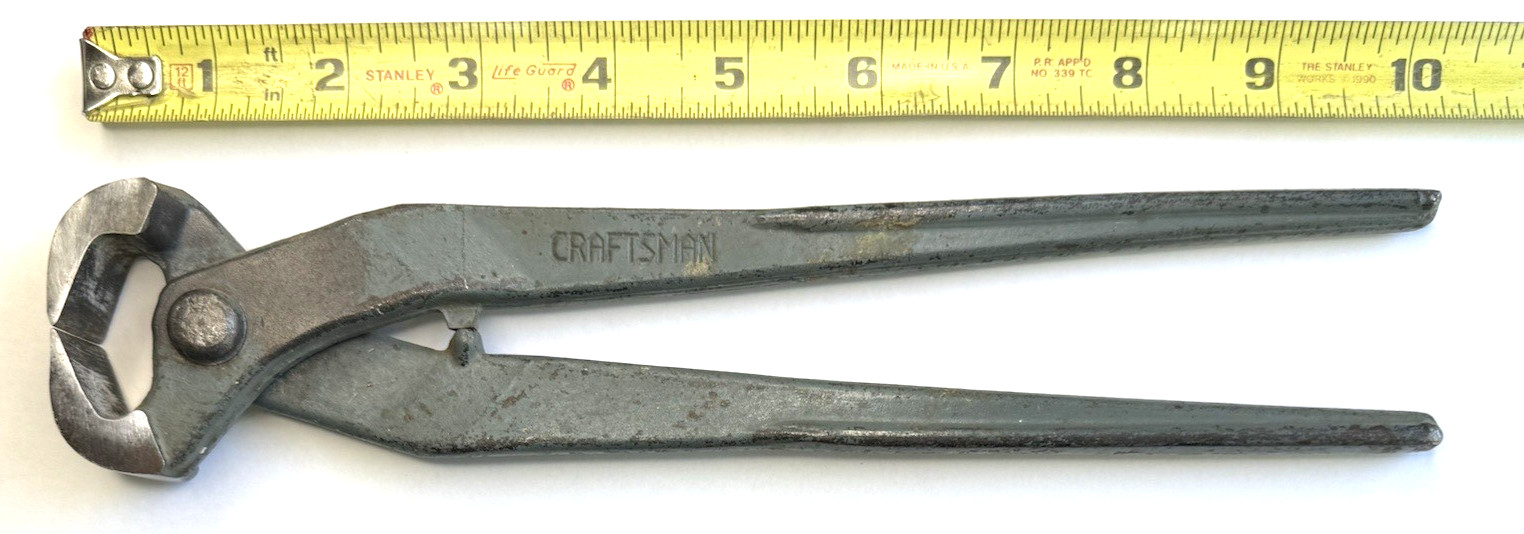 VINTAGE Craftsman End Cutting Nipper Pliers
