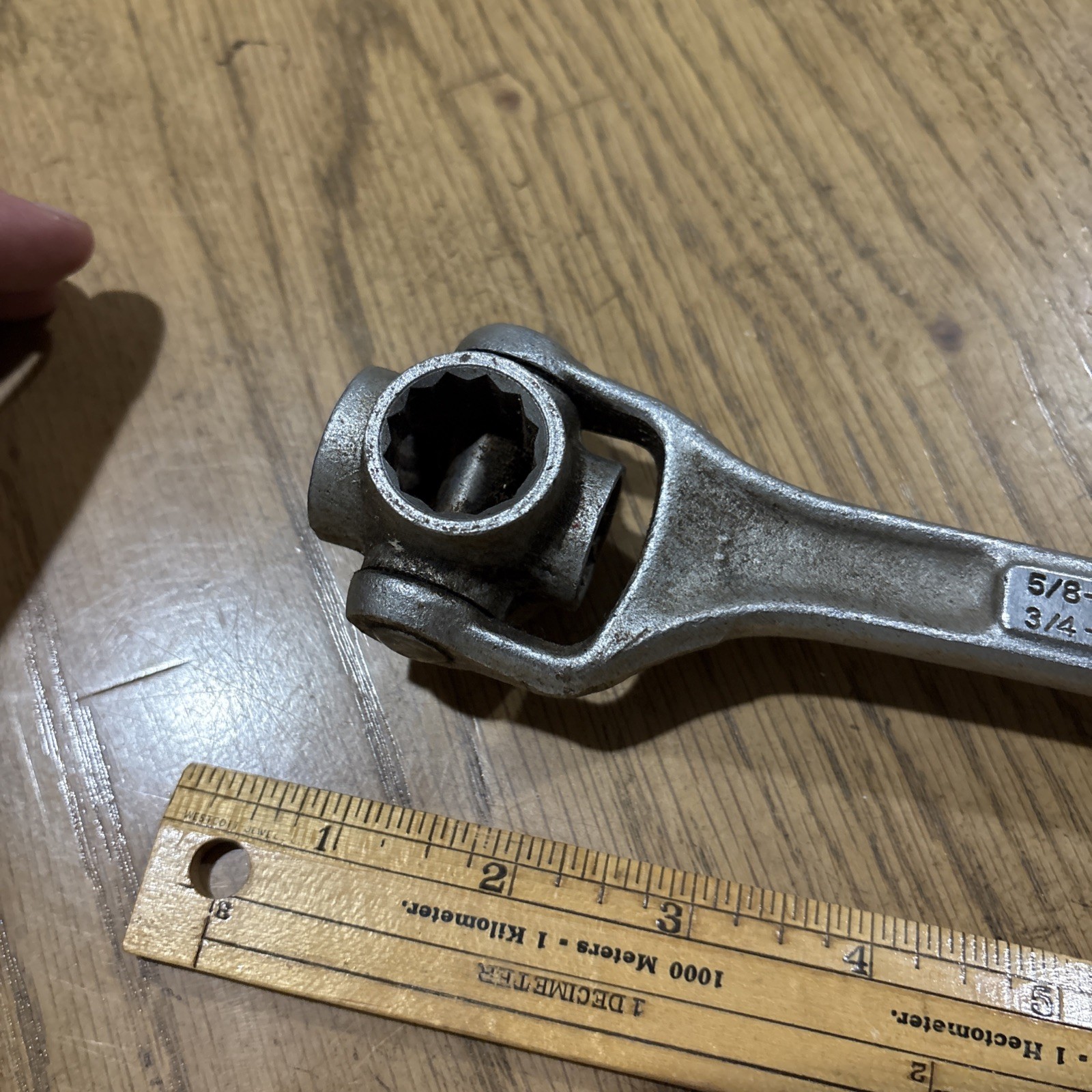 VINTAGE CRAFTSMAN 8 IN 1 SAE DOG BONE 12 Pt SOCKET WRENCH 7/16″ TO 7/8″ USA