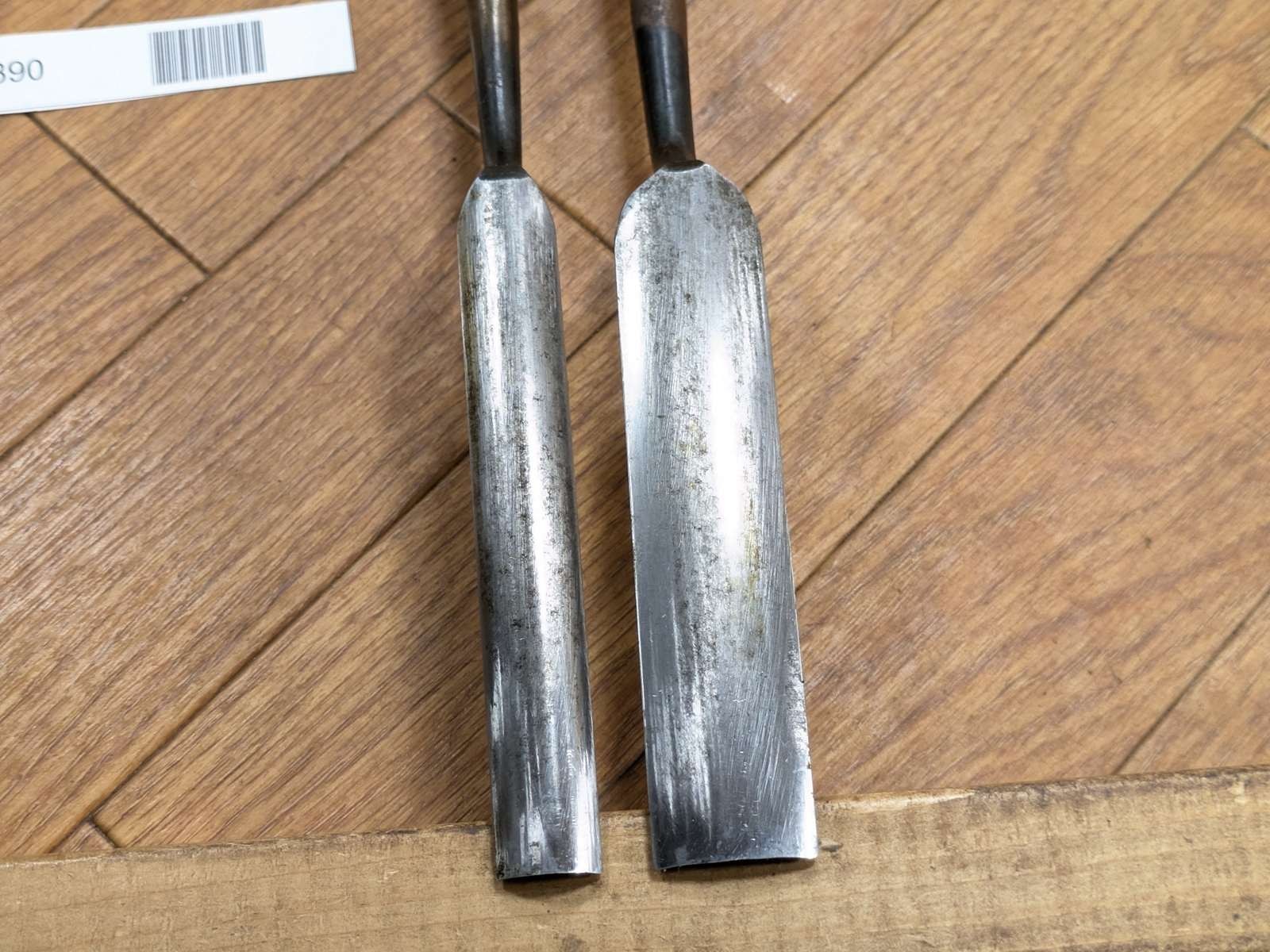 Japanese vintage chisel Tsuki (Kote) Nomi Japan Signed Vintage 16.25mm KH390