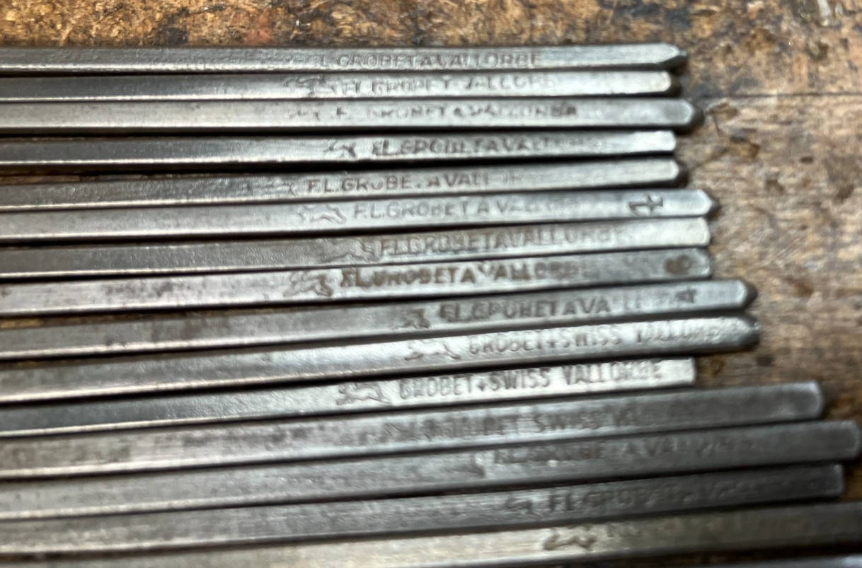 25 Grobet Swiss Vallorbe Needle Files -Switzerland