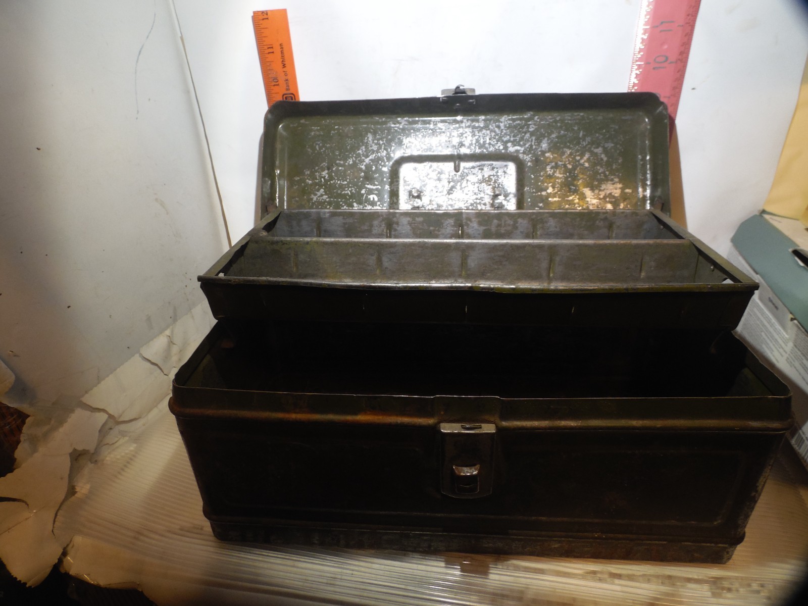 Vintage | Military Green “Climax” Tackle / Tool Box – Hamilton Metal Products Co