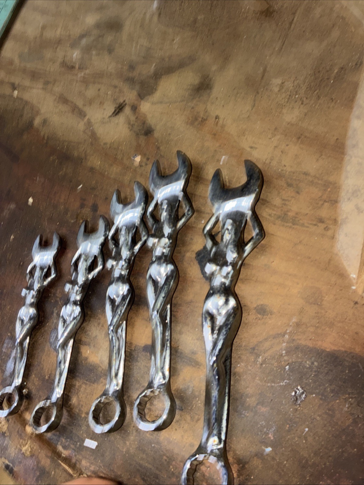 No Fear Nude Women Naked lady collectible wrench set. Vintage~