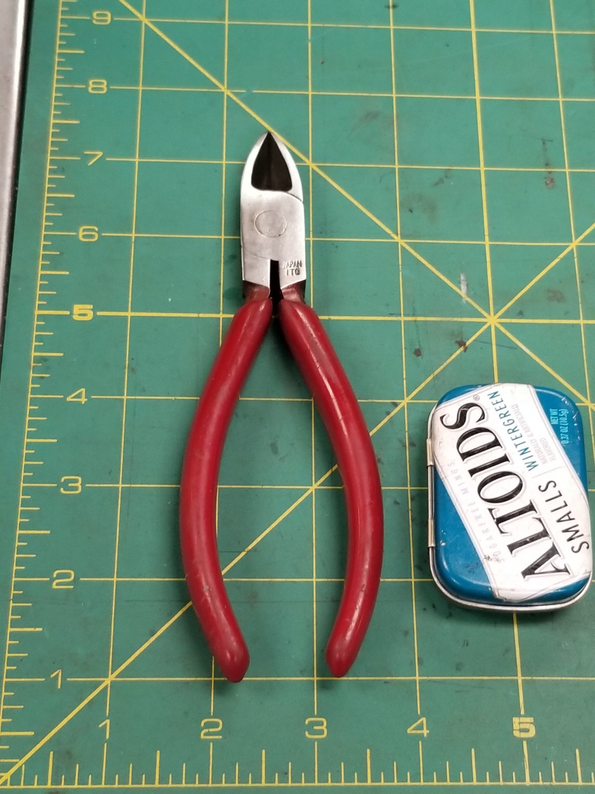 Vintage Fuller Japan No. 190- 6 Diagonal Side Nipper Pliers Cutters