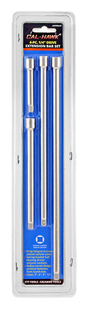 Cal-Hawk 4pc 1/4″ Drive Extension Bar Set