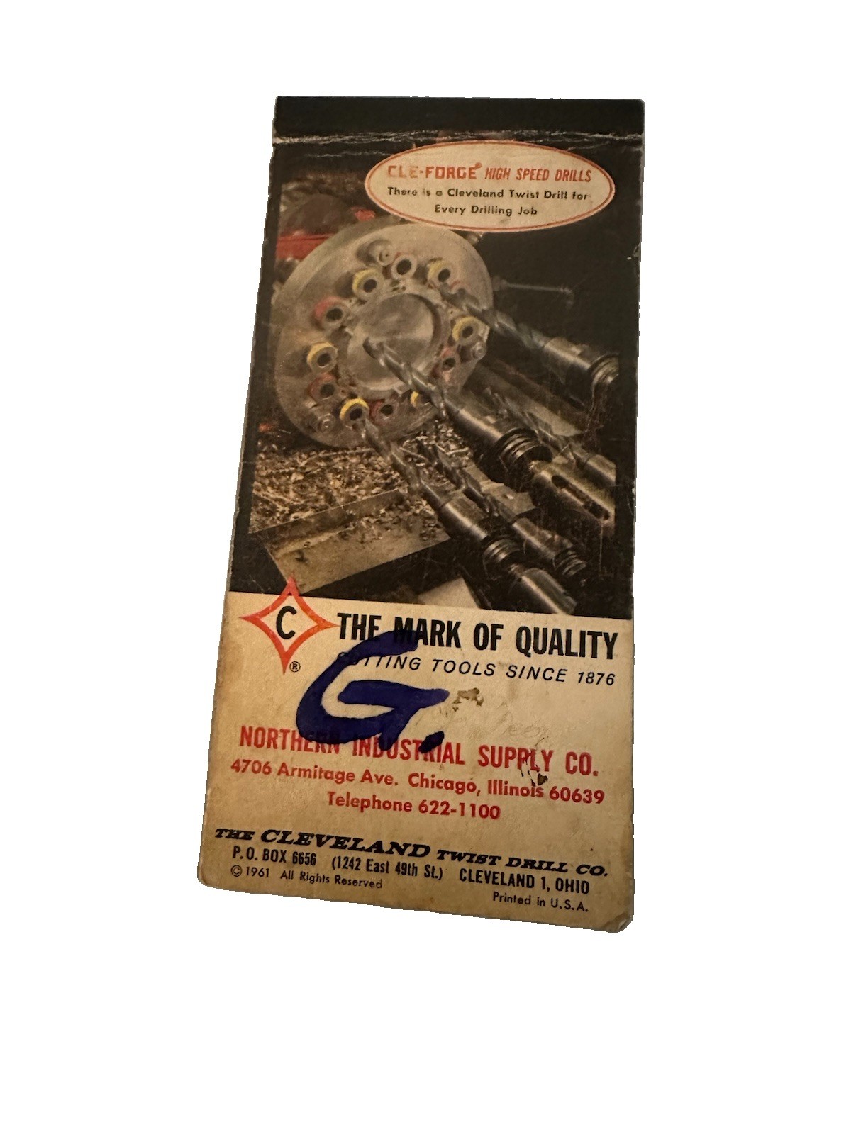 1961 Cleveland Twist Drill -Machinist’s Diary Of Grievances & Notes USA History