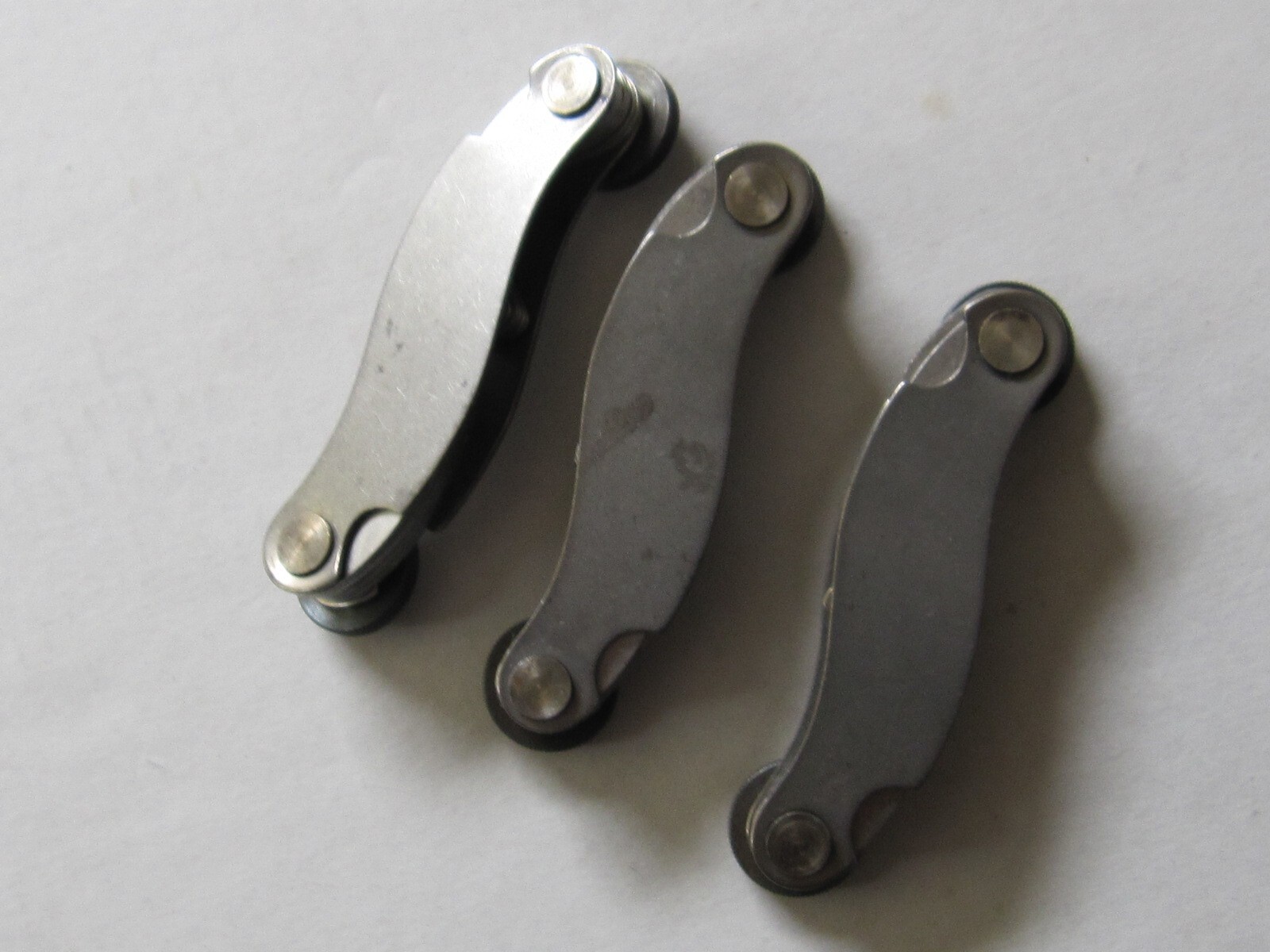 Lot Of 3 3.50-7.00 & 0.50-3.00 & 60* Screw Pitch Gauges ( Unmarked )