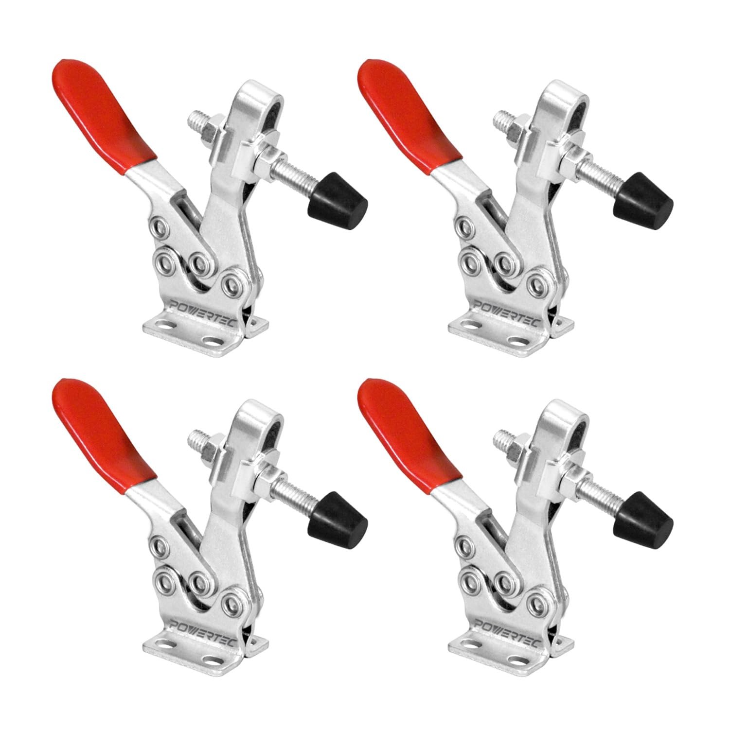 POWERTEC 4PK Toggle Clamp, 500 lbs Holding Capacity, 225D, 4PK, 225d, 4pk