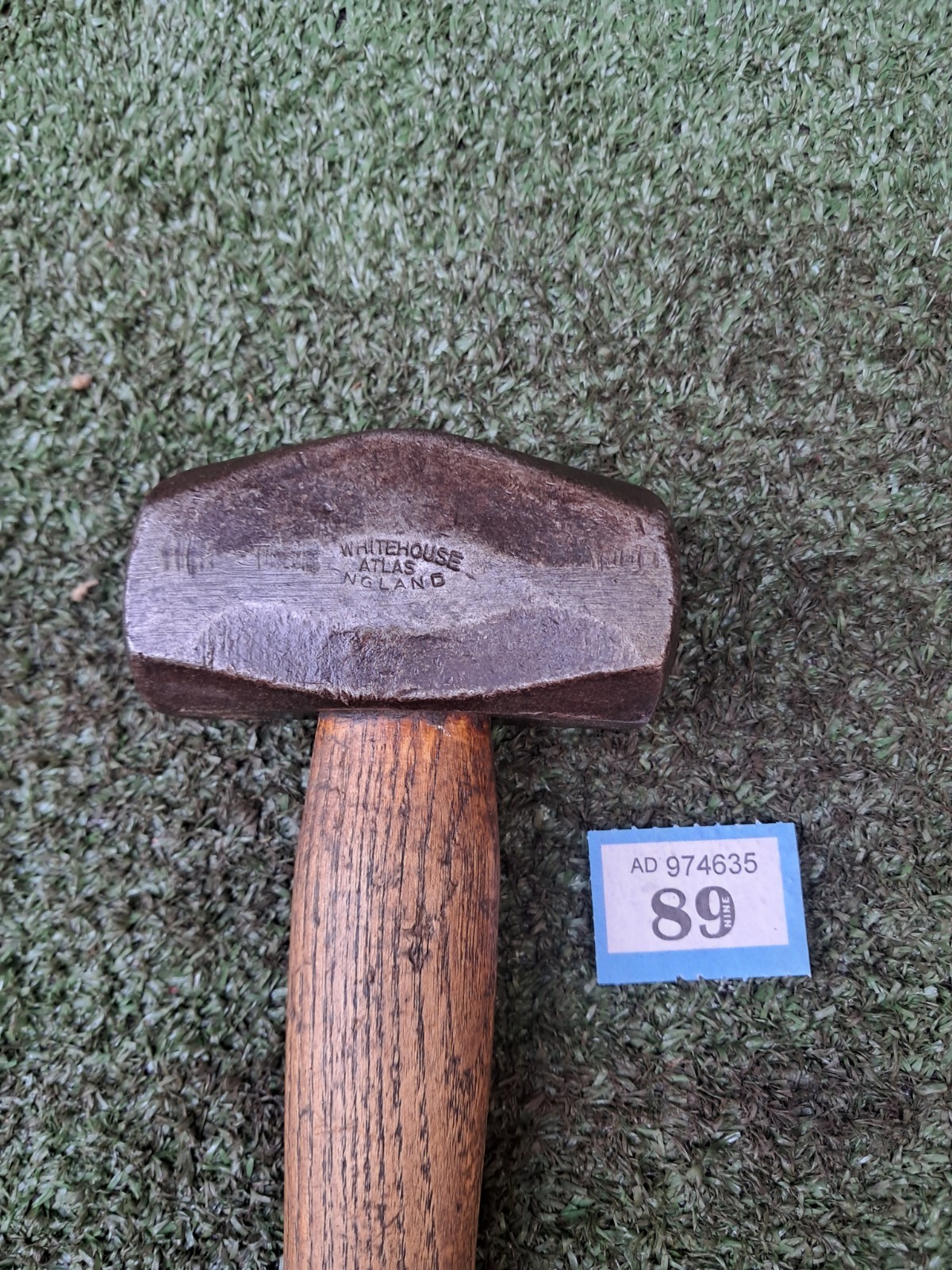 Vintage Whitehouse Lump Club Hammer 2.5 Lb Wooden Handle Old Tool (#089)