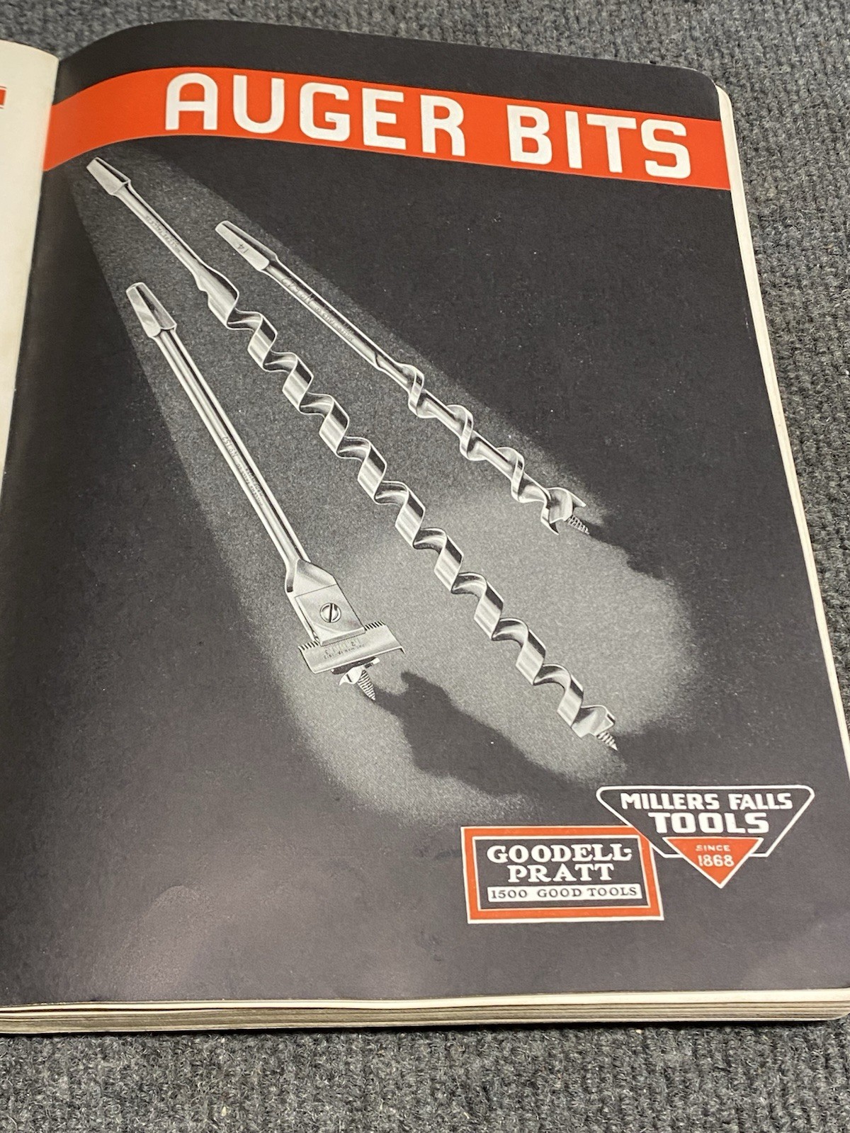 Vintage Miller Falls 1938 Catalog No. 42 Paperback 240 Pages