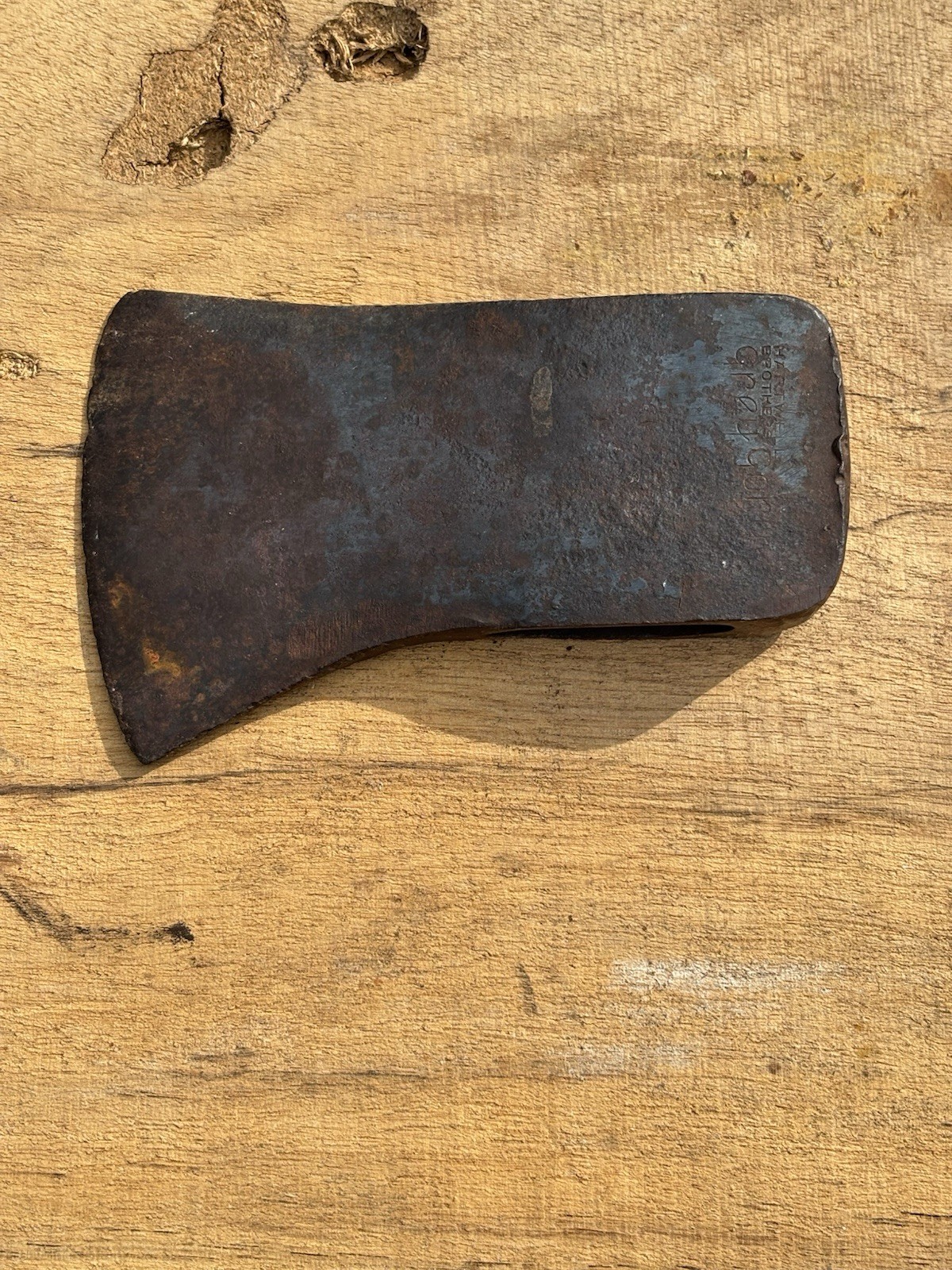 Vintage Hart Well Brothers Gray Gordge Single Bit Axe 3 Pounds