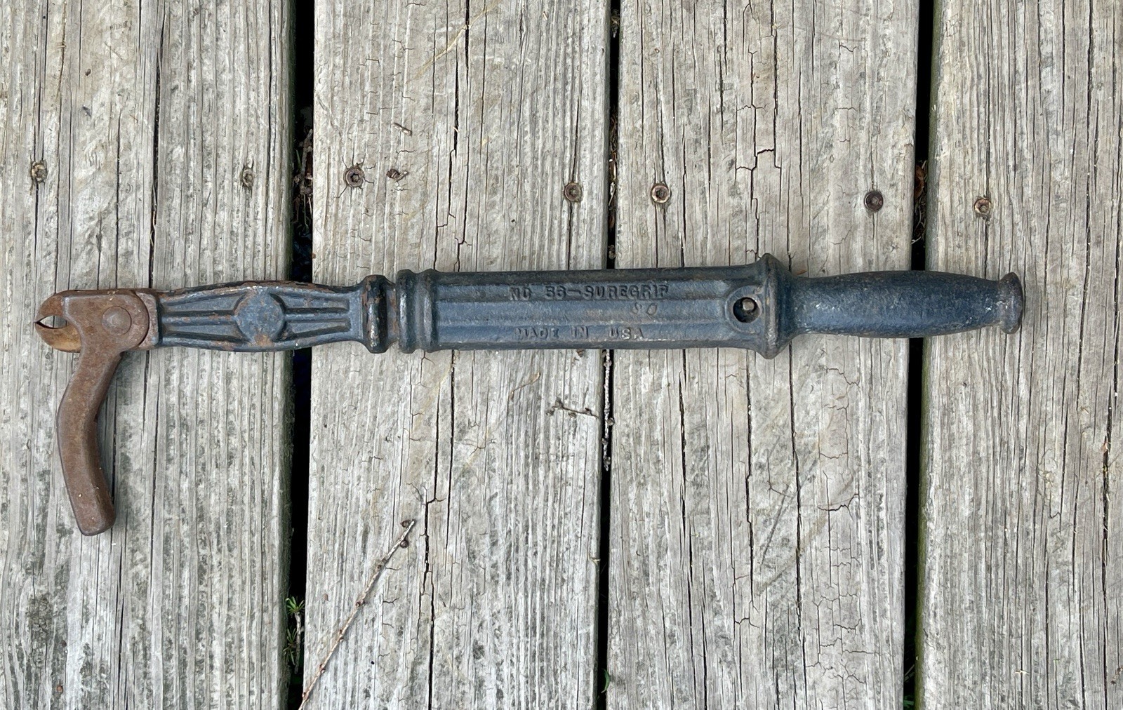 Vintage Crescent Bridgeport Suregrip No. 56 Slide Hammer Nail Puller Made In USA