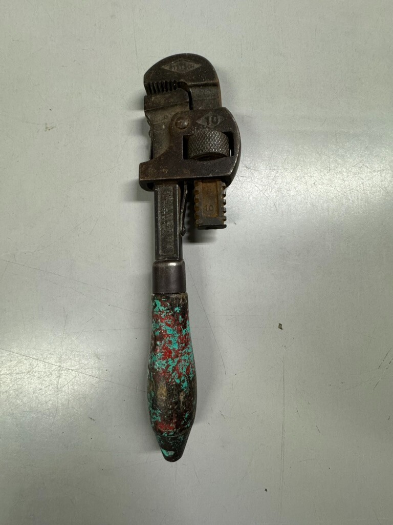 Vintage Genuine Stillson Walworth Mfg Co.Boston Mass USA No.10 Pipe Wrench 10’’