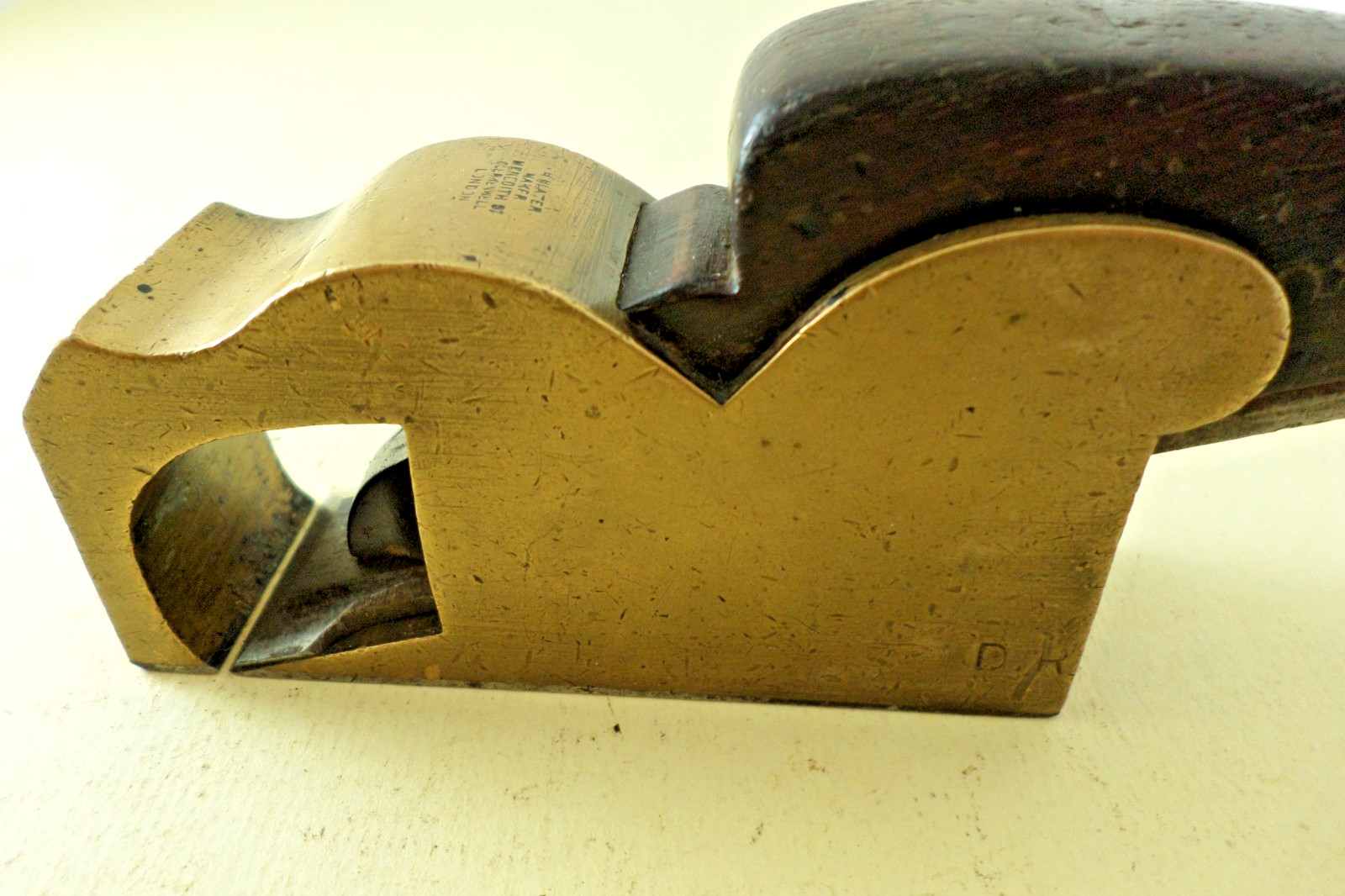 Slater (Clerkenwell), Gunmetal Bullnose Plane, Steel Sole, Good (Ref: 24TYX)