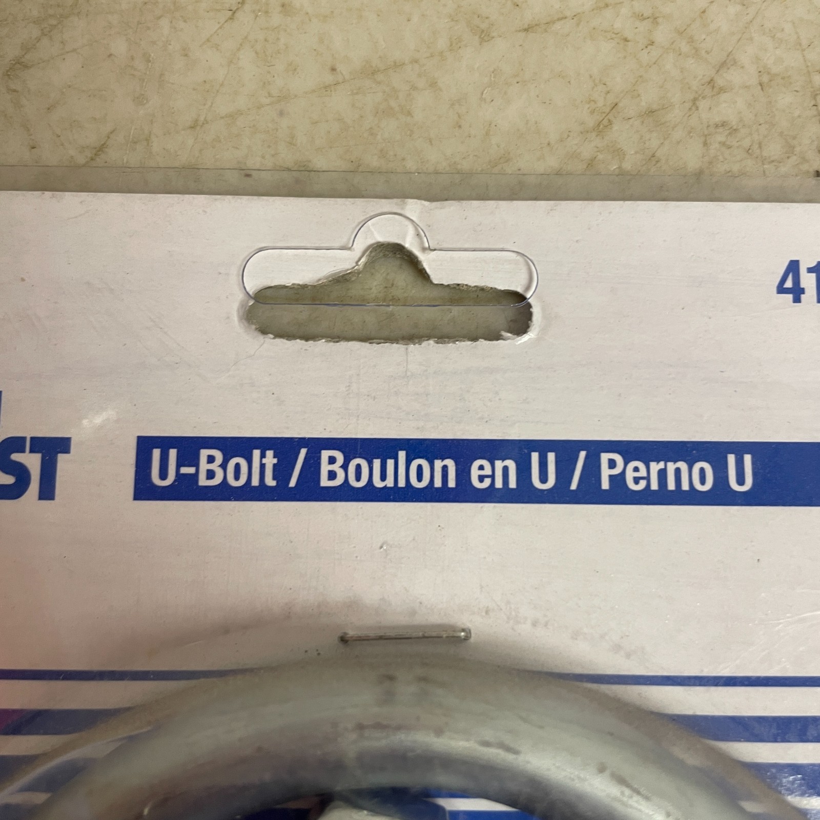 Carquest 41106 U-Bolt Kit Round Threaded Suspension Clamp