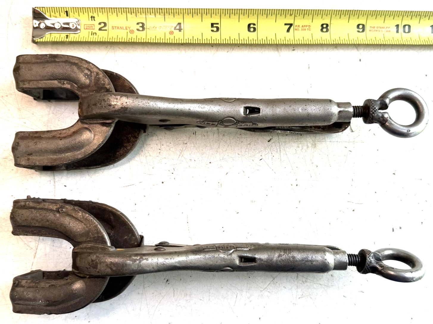PETERSEN DeWITT 9R WELDERS VISE GRIP LOCKING PLIERS USA / USED MODIFIED