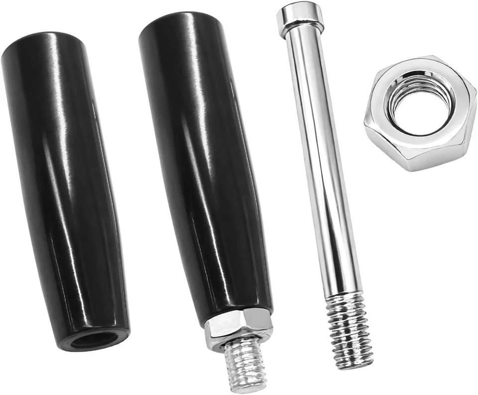2Pcs Revolving Crank Handle Latche M10 Trailer Jack Handle Replacement, Handle G