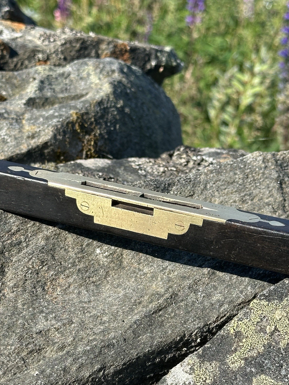 Rare Ornate 11” Spirit Level By James Buist of Edinburgh – 1859-1891