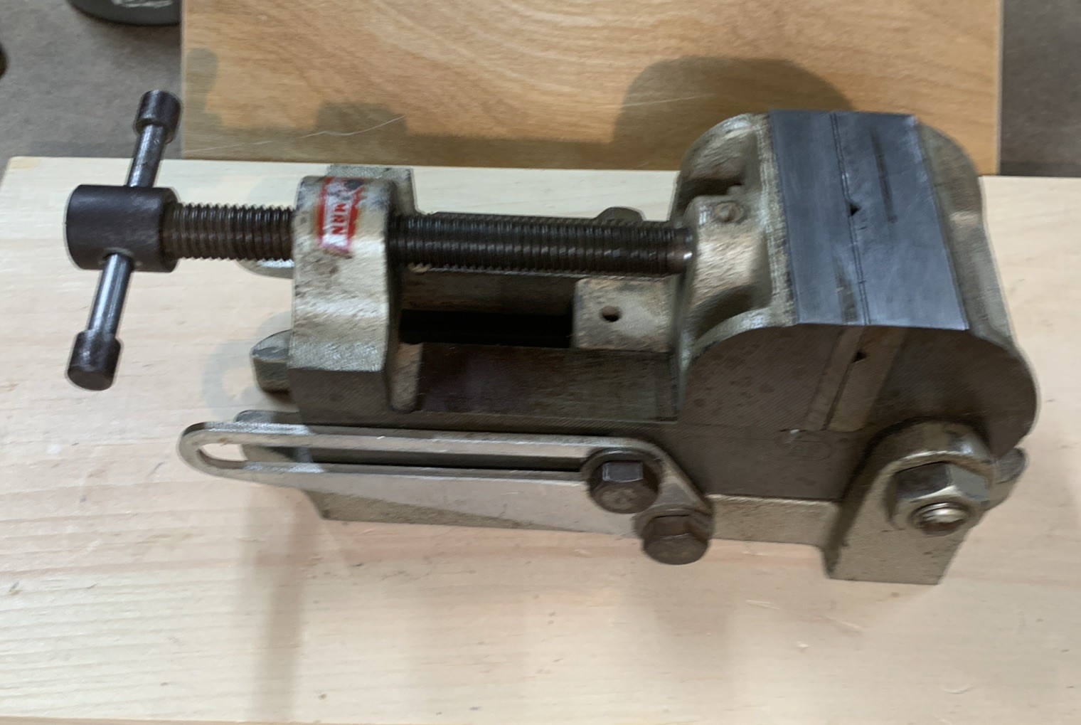 Craftsman Tilting Drill Press Vise 0-90 deg 2-1/2” Jaws Crown Label Vintage USA