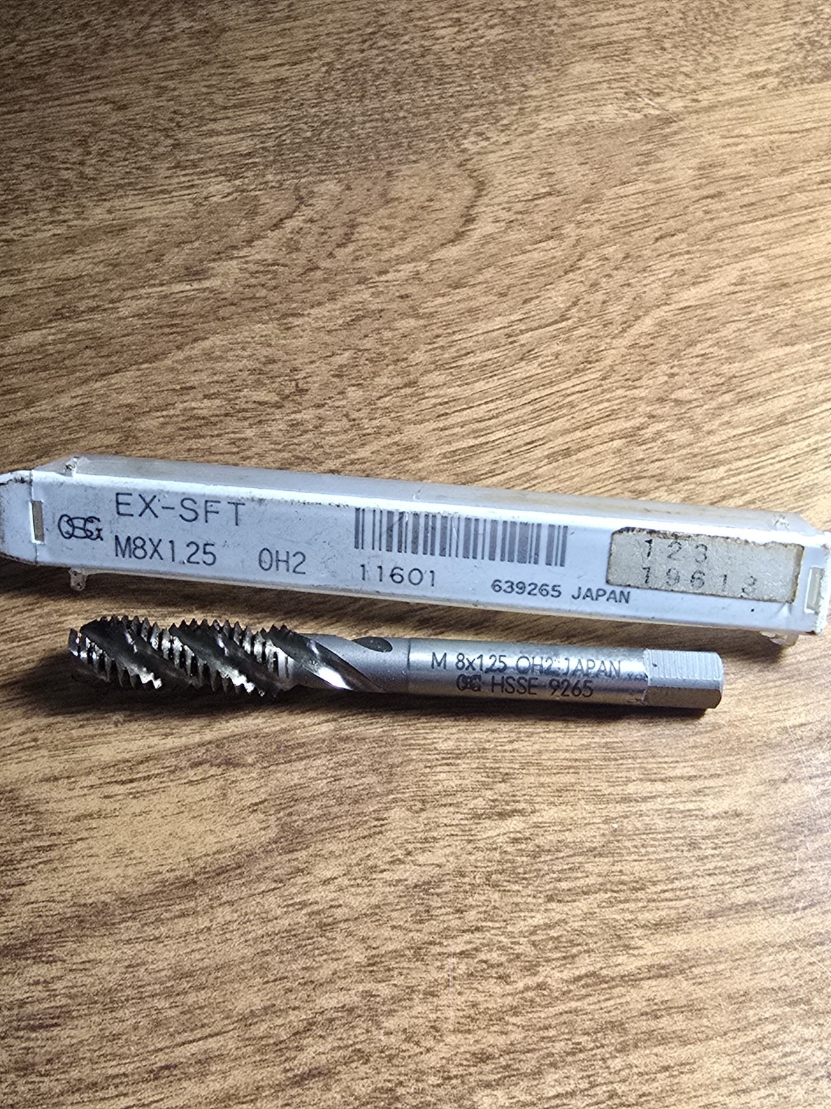Threader M8X1.25 EX-SFT HSSE 9265 Japan.