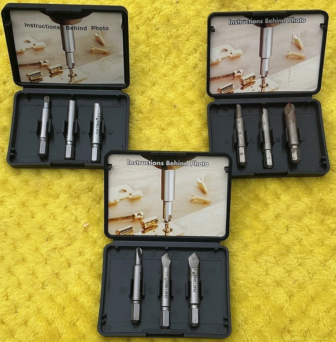 Craftsman Vintage Damaged Screw Removers